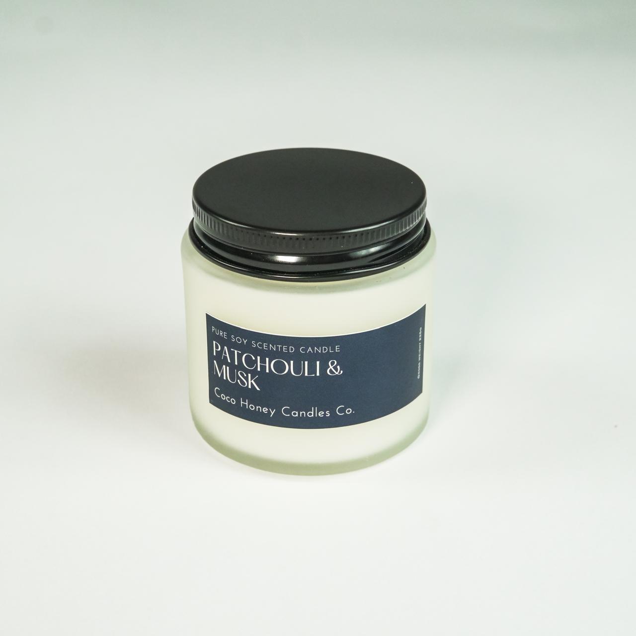 Mini Frosted Glass Jar 250G